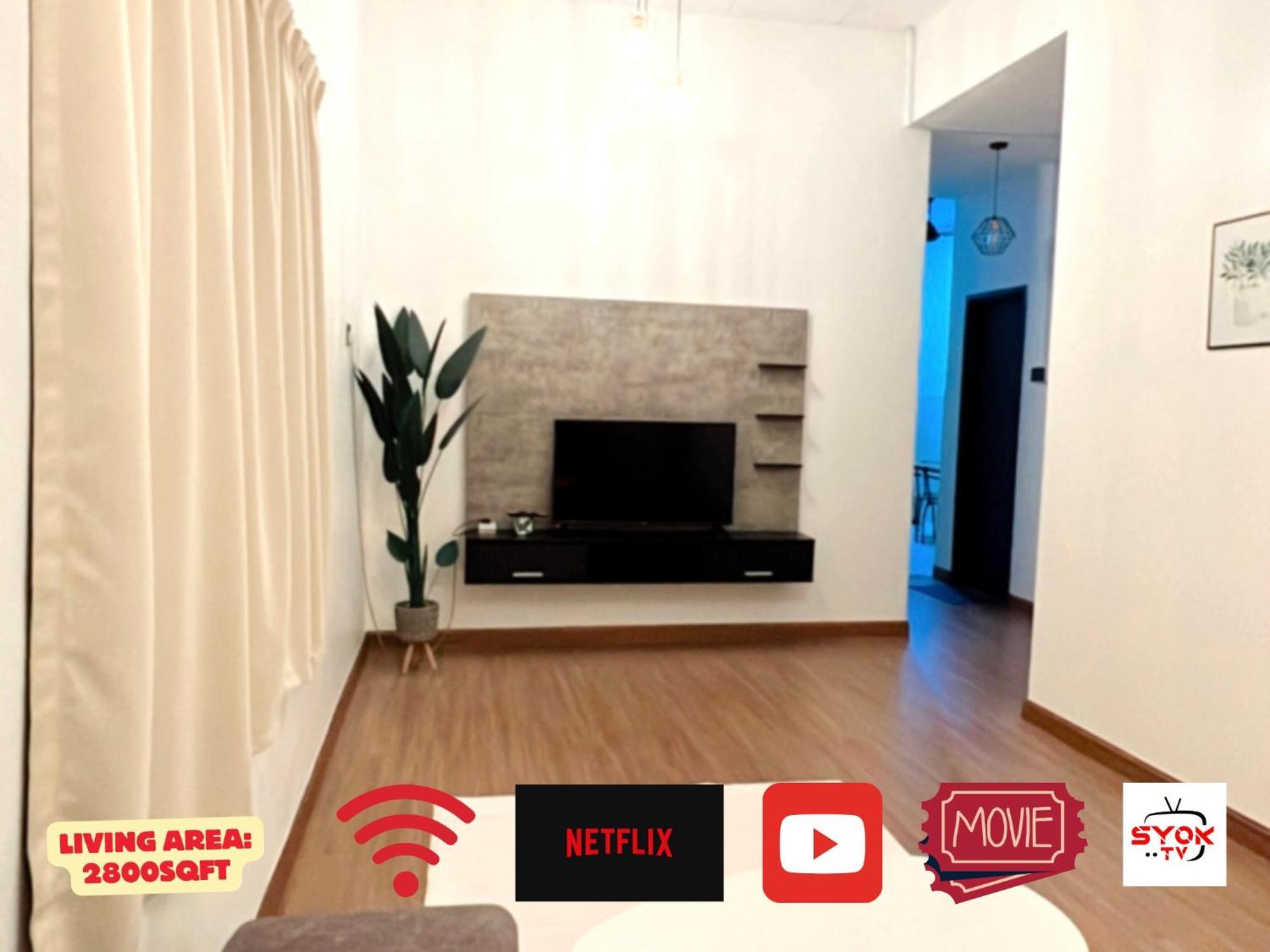 Quayside Cove Homestay - Corner House, Shah Alam Rimbayu Netflix Syok Tv Bbq Exterior foto